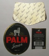 STARA ETYKIETA PIWO PALM SPECIALE BROWAR KIELCE + KONTRA I OWIJKA