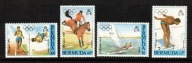 Bermudy 1984 Znaczki 442-5 ** sport igrzyska olimpijskie Olimpiada konie