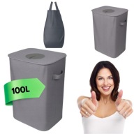 KOSZ POJEMNIK SKŁADANY NA BUTELKI PUSZKI KAUCYJNE WYJMOWANY WOREK 100L