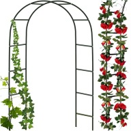 PERGOLA OGRODOWA METALOWA TARASOWA PODPORA DO PNĄCZY WINOGRON RÓŻ ŁUK 240cm