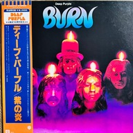 Deep Purple Burn EX+/M- Japan Obi LP 1979 Warner Bros. Records P6509W