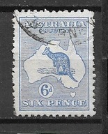 Australia 5B411 fauna kangur 1913r. SG9 20funtów