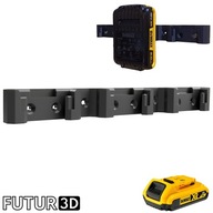 Uchwyt potrójny na akumulatory baterie DeWALT 18V XR bez blokady