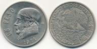 Meksyk 1 Peso - 1971r ... Monety