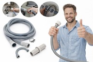 PRZEDŁUŻKA WĘŻA ODPŁYWOWEGO PRALKI ZMYWARKI UNIWERSALNY WĄŻ 1M