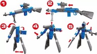 ZABAWKA TRANSFORMOWALNY ROBOT - KARABIN 2w1 EDDY TOYS