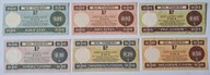 Zestaw Bonów Pekao Pewex od 1 do 50 Centów 1979 rok
