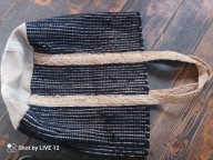 Torba duża juta i bawełna