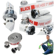 WĄŻ STRAŻACKI DO SZAMBA BRUDNEJ WODY 2 CALE 52MM 20M SZYBKOZŁĄCZA DO POMPY