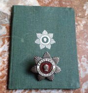 odznaka i legit. Przodownik Pracy Socjalistycznej 1977r. Szczecin