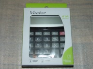 Kalkulator biurowy VECTOR CD-2401 12-cyfr, 2 zasilania (nowy) !