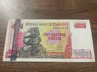 Zimbabwe - 500 dolarów - 2001 - UNC/UNC-