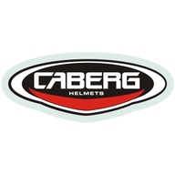 Naklejka Naprawcza na Kask z Logo CABERG Emblemat Znaczek Nalepka 8cm
