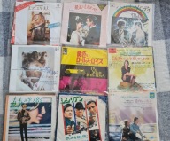 Fajny zestaw płyt winylowych z Japonii - muzyka filmowa 7".