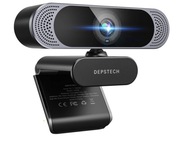 DEPSTECH Kamera Internetowa 4K Ultra HD Mikrofon Zoom Autofokus PC Mac