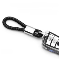 PLECIONY SKÓRZANY BRELOK NA KLUCZE do SAMOCHODU FORD
