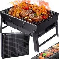 GRILL PODRÓŻNY TURYSTYCZNY PRZENOŚNY WĘGLOWY KEMPINGOWY SKŁADANY WALIZKA