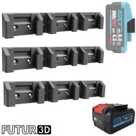 Uchwyt potrójny na akumulator Erbauer 18V EXT DualVolt z blokadą