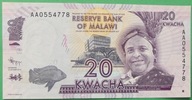 MALAWI - 20 kwacha 2012 / UNC / ser.AA