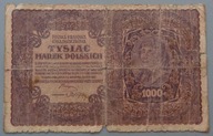 1000 marek polskich z 1919 roku " I Serja BL " ,