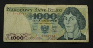 Polska - banknot - 1000 Złotych 1982 rok - Seria FT