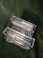 Szklane koziołki pod sztućce - komplet 6 sztuk