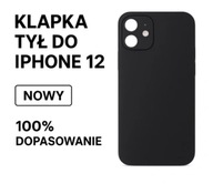 Klapka tył iPhone 12 czarna tylna obudowa szybka wymiana naprawa