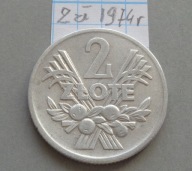 2 złote z 1974 roku , JAGODY , ŁADNE