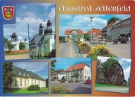 NIEMCY - CLAUSTHAL-ZELLERFELD - KOŚCIÓŁ - RYNEK - HERB - DOLNA SAKSONIA