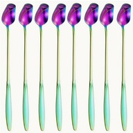 Łyżka ze stali nierdzewnej z długim uchwytem do kawy,do herbaty itd