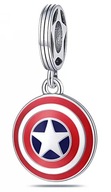 Charms Marvel Tarcza Avengers Kapitan Ameryka