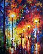 Bogusław Potera obraz olejny płótno SAMOTNIE