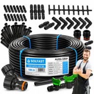 WĄŻ NAWADNIANIAJĄCY LINIA KROPLUJĄCA 100M SYSTEM NAWADNIANIA KROPELKOWEGO