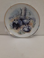 SUSAN BERESFORD TALERZ PORCELANOWY KOLEKCJONERSKI DO POWIESZENIA BORSUK