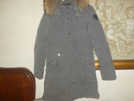 MILESTONE -R-S-M[36]-CUDNY PŁASZCZYK PUCH NATURALNY -JESIEŃ ZIMA.