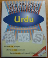 URDU 100 WORD EXERCISE BOOK język urdu nauka kurs podstawy ćwiczenia z odp.