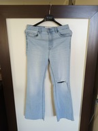Spodnie jeansowe dzwony Stradivarius M 38