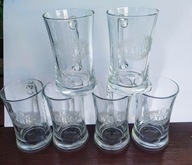 kufle Browar Warka 0,5L X 6 szt. stan idealny, piaskowane logo