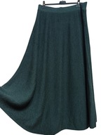 COTSWOLD SPÓDNICA długa wełniana WELNA MERINO dzianinowa 42
