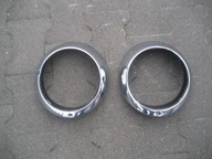 porsche 930 911 ramki chrom na lampy reflektora przód prawa lewa