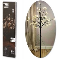 DUŻE ŚWIECĄCE DRZEWKO ŚWIĄTECZNE Ozdoba Choinka Zewn/Wewn 216 LED - HIT