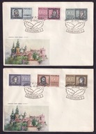 1961 Wielcy Polacy Fi 1088-93 FDC