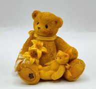 z kolekcji Cherished Teddies MISIO z liliami i maleństwem super Figurka