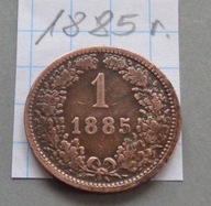 1 KRAJCAR z 1885 roku , GALICJA , ŁADNE