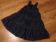 Letnia sukienka jeans 128 7-8lat