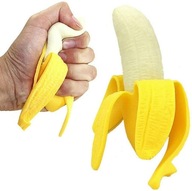 BANAN GNIOTEK ANTYSTRESOWY SENSORYCZNY 16CM SQUISHY