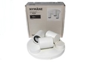 Lampa punktowa sufitowa Ikea Nymane 3 reflektory biały