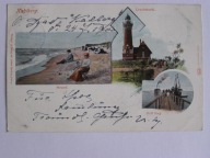 Krynica Morska Kahlberg latarnia morska pomost dla statków 1903 lit sec