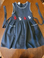 Sukienka Palomino C&A 110 szara z reniferami