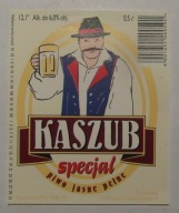 STARA ETYKIETA PIWO JASNE SPECJAL KASZUB BROWAR GOCH BYTÓW